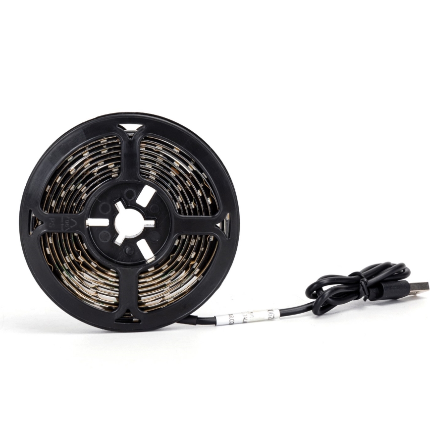 Aigostar - LED strip 2 m LED/4,9W/5V 6500K IP65 sort