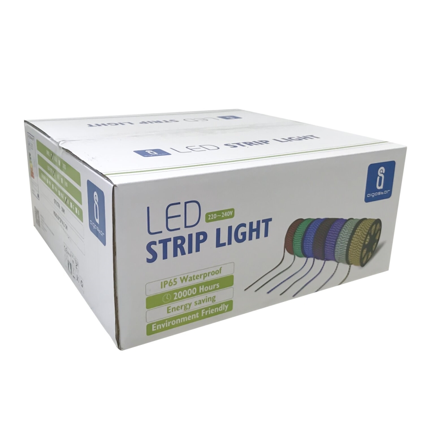 Aigostar - LED strip 50 m LED/300W/230V IP65 rød
