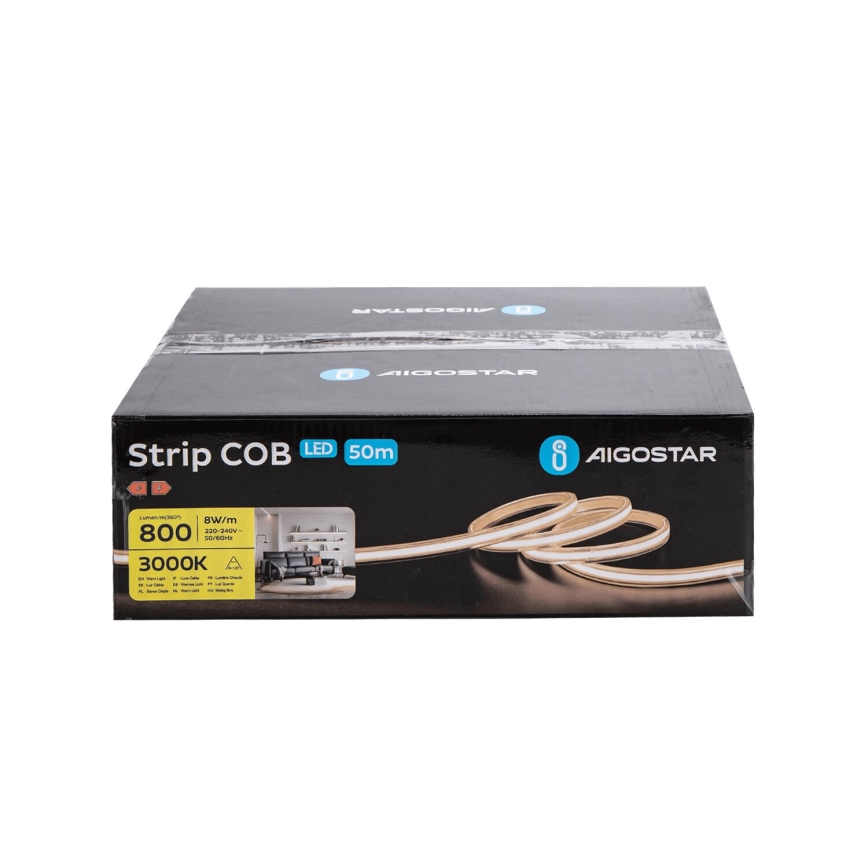 Aigostar - LED strip 50 m LED/320W/230V 3000K IP65