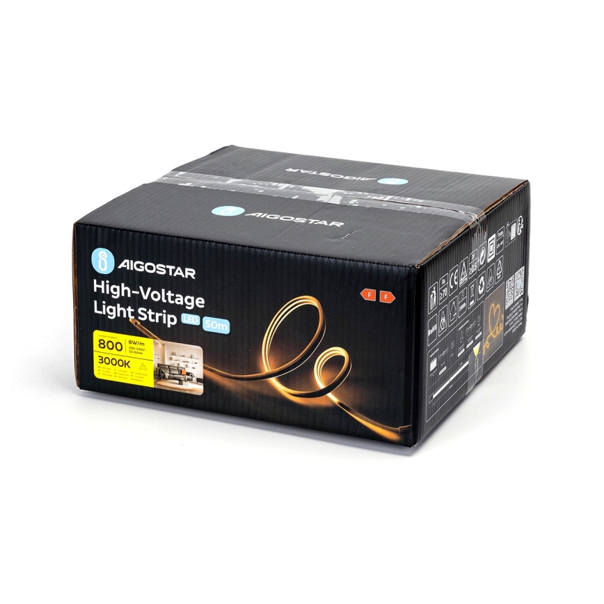 Aigostar - LED strip 50 m LED/400W/230V 3000K IP65