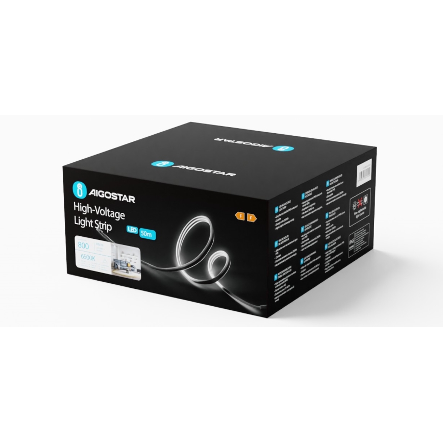 Aigostar - LED strip 50 m LED/400W/230V 6500K IP65