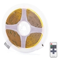 Aigostar - LED strip dæmpbar 5 m LED/36W/24/230V 3000K + fjernbetjening