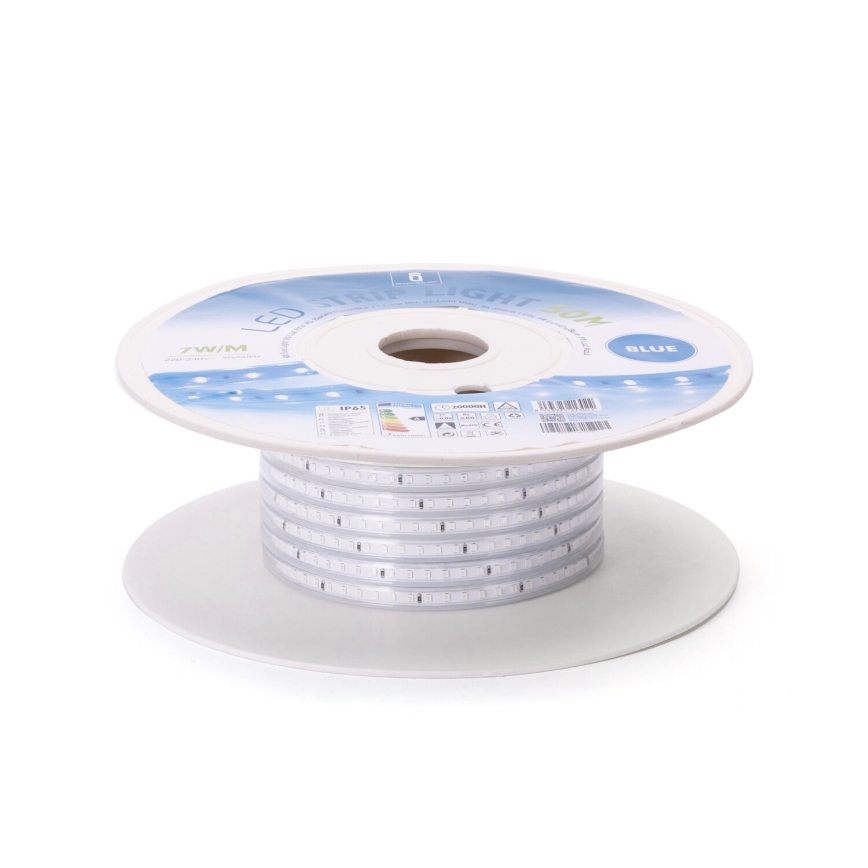 Aigostar - LED strip LED/350W/230V 50 m blå IP65