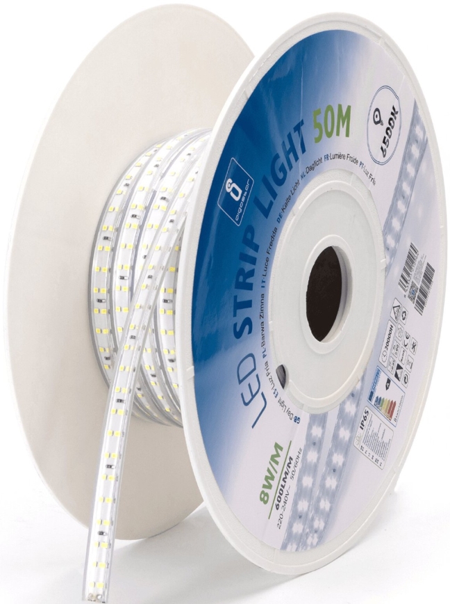 Aigostar - LED strip LED/400W/230V 50 m 6500K IP65