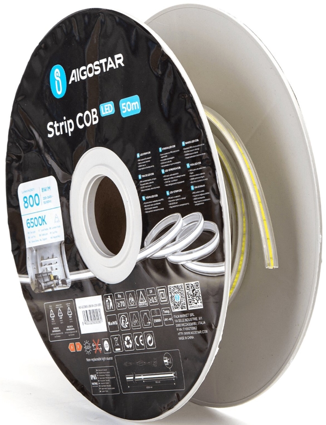 Aigostar - LED strip LED/400W/230V 50 m 6500K IP65