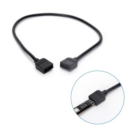 Aigostar - LED strip m. RGB-farver dæmpbart 4x0,5 m LED/4,5W/5V Wi-Fi + fjernbetjening