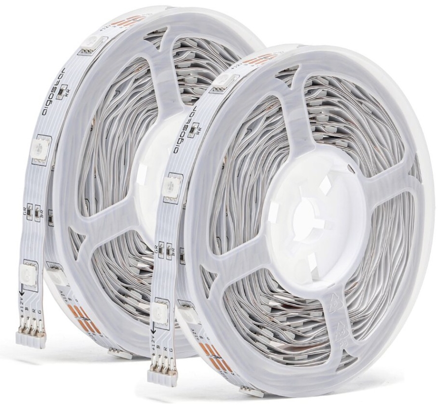 Aigostar - LED strip m. RGBW-farver dæmpbar LED/18W/12V 2x5 m Wi-Fi