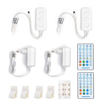 Aigostar - LED strip m. RGBW-farver dæmpbar LED/18W/12V 2x5 m Wi-Fi