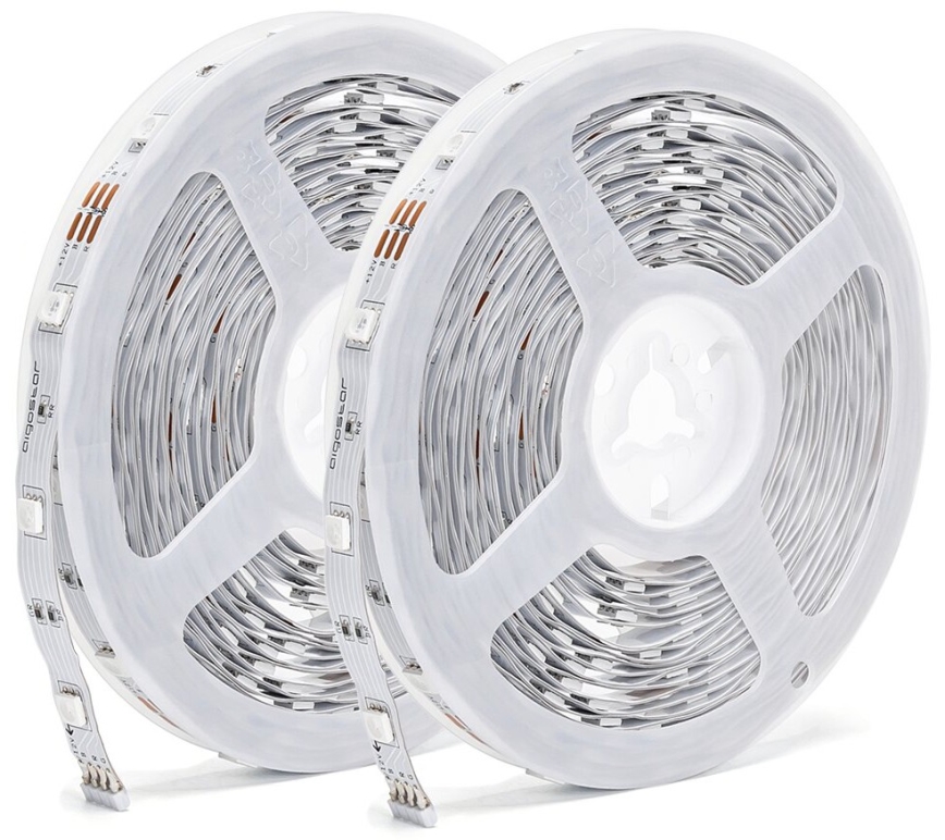 Aigostar - LED strip m. RGBW-farver dæmpbar LED/48W/12V 2x7,5 m Wi-Fi