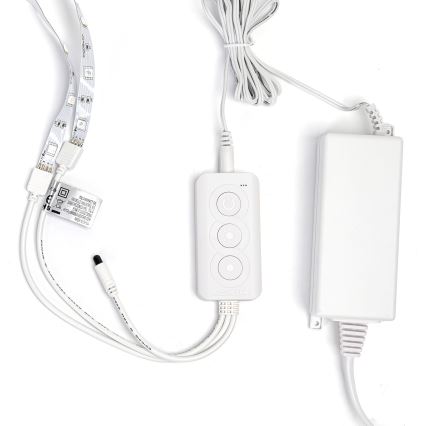 Aigostar - LED strip m. RGBW-farver dæmpbar LED/48W/12V 2x7,5 m Wi-Fi