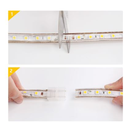 Aigostar - LED strip med RGB-farver 50 m LED/350W/230V IP65