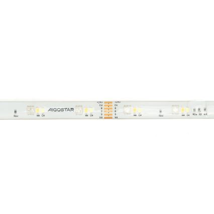 Aigostar - LED strip m. RGBW-farver dæmpbar 5m MESH Smart LED/24W/230V 2700-6500K + fjernbetjening