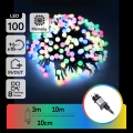 Aigostar - LED udendørs dekorationslyskæde 100xLED/8 funktioner 10 m IP44 multifarvet