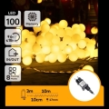 Aigostar - LED udendørs dekorationslyskæde 100xLED/8 funktioner 10m IP44 varmhvid