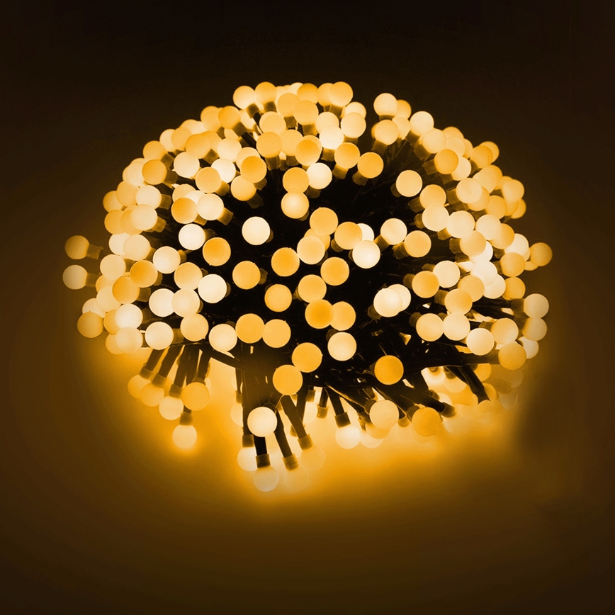 Aigostar - LED udendørs dekorationslyskæde 100 LED/8 funktioner 10 m IP44 varmhvid