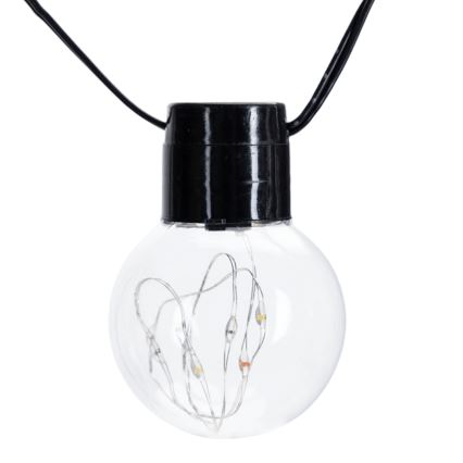 Aigostar - LED udendørs dekorationslyskæde 160 LED 10 m IP44 varm hvid