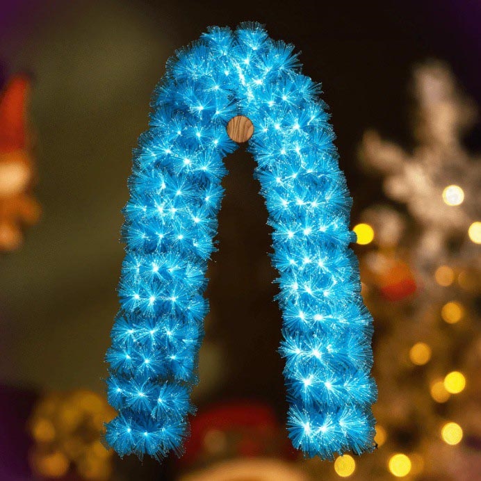 Aigostar - LED udendørs juledekoration 112 LED/3,6 W/230 V 2 m IP44 blå