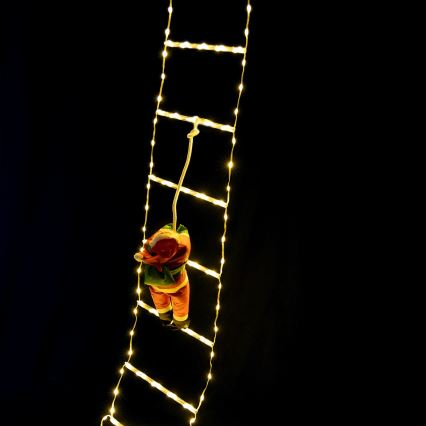 Aigostar - LED udendørs juledekoration 154xLED/8 funktioner 1,6 m IP44 varm hvid