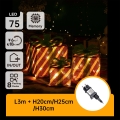 Aigostar- LED udendørs juledekoration 3,6W/31/230V 2700K 20/25/30cm IP44 gaver
