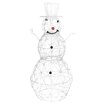 Aigostar - LED udendørs juledekoration 3,6W/31/230V 6500K 120cm IP44 snemand