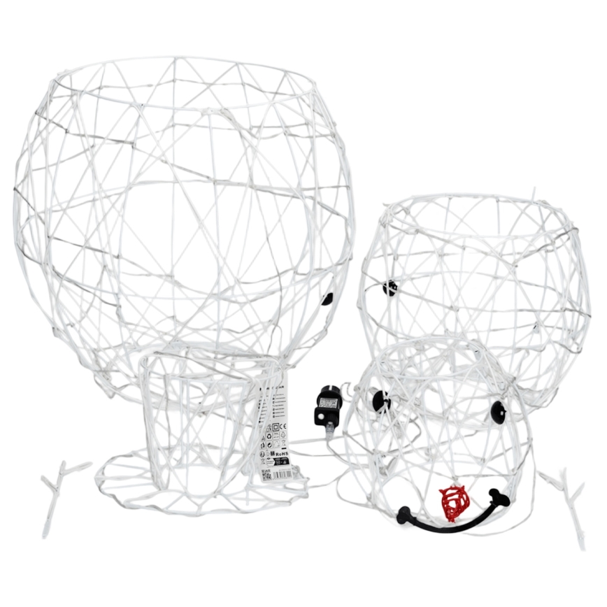 Aigostar - LED udendørs juledekoration 3,6W/31/230V 6500K 120cm IP44 snemand