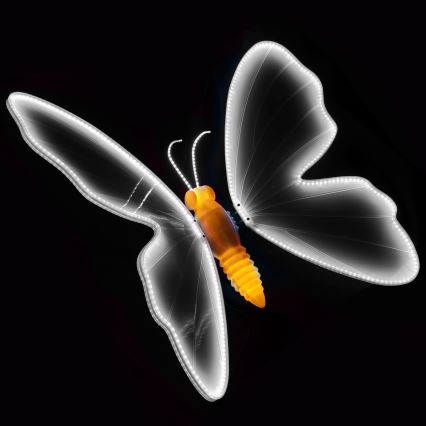 Aigostar - LED udendørs dekoration 468xLED/18W/230V 75 cm IP44 sommerfugl/kold hvid