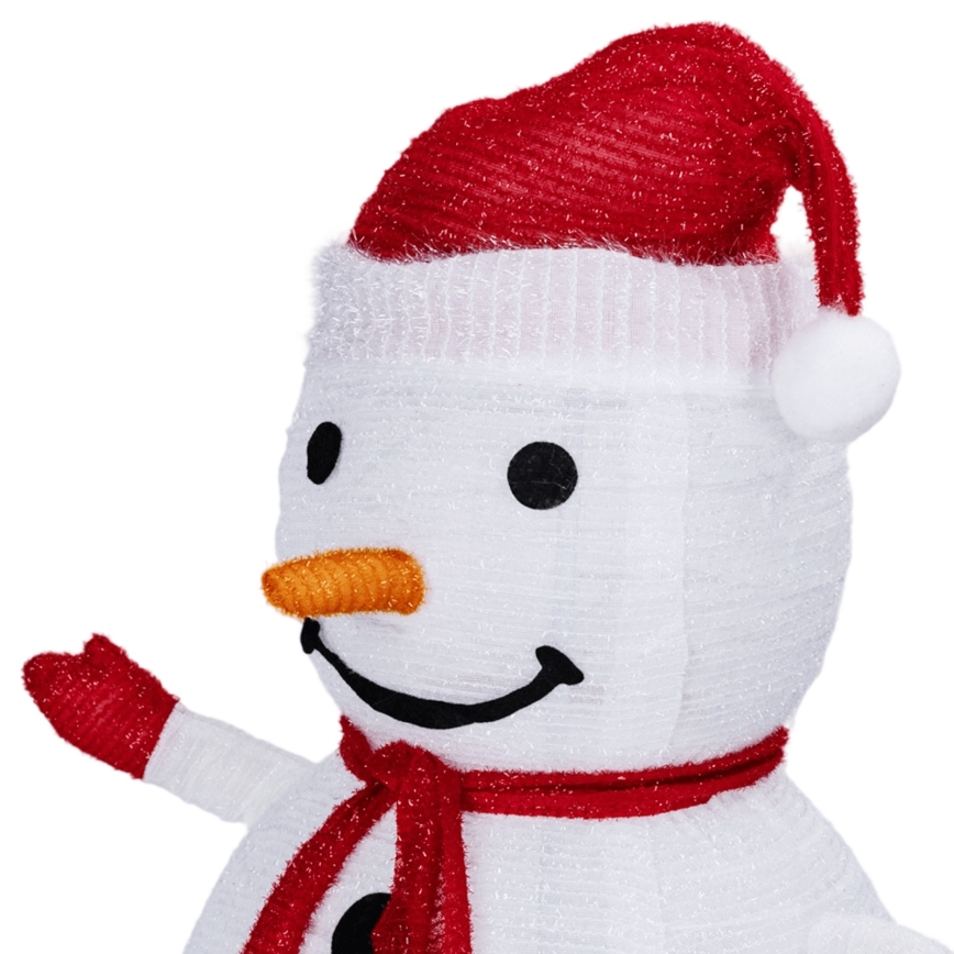 Aigostar - LED juledekoration til udendørs brug 50xLED/3xAA 0,7m IP44 snemand + fjernbetjening