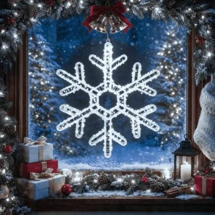 Aigostar - LED udendørs juledekoration 540xLED/6W/230V IP44 kold hvid 45cm snefnug
