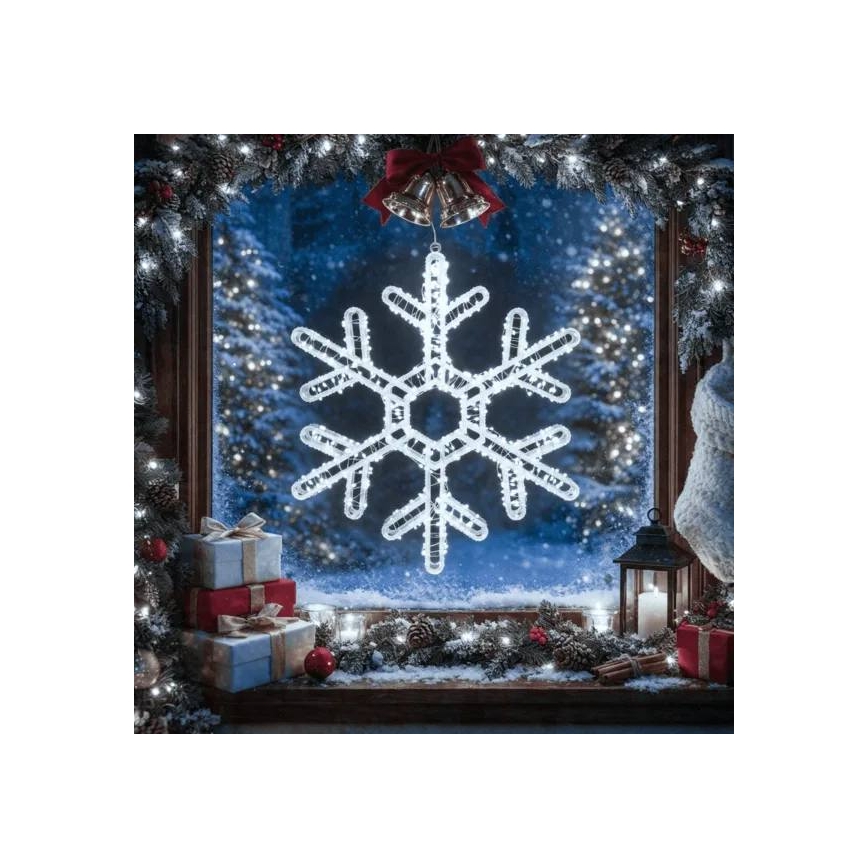Aigostar - LED udendørs juledekoration 540xLED/6W/230V IP44 kold hvid 45cm snefnug