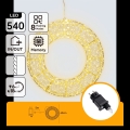 Aigostar - LED udendørs juledekoration 540xLED/6W/230V IP44 varm hvid 45 cm ring
