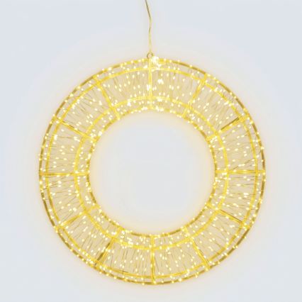 Aigostar - LED udendørs juledekoration 540xLED/6W/230V IP44 varm hvid 45 cm ring