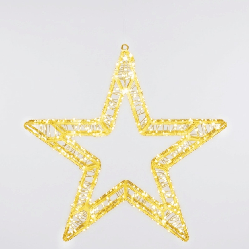 Aigostar - LED udendørs juledekoration 540xLED/6W/230V IP44 varm hvid 45cm stjerne