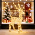 Aigostar - LED udendørs juledekoration 80xLED/8 funktioner 0,65m IP44 varm hvid hjort