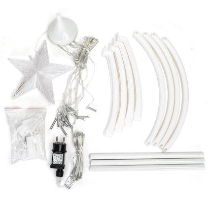 Aigostar - LED udendørs juledekoration LED/3,6W/230V 120 cm IP44 kold hvid
