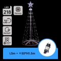 Aigostar - LED udendørs juledekoration LED/3,6W/230V 150 cm IP44 kold hvid
