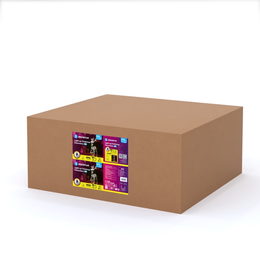 Aigostar - LED Udendørs juledekoration LED/3,6W/31/230V 2700K 120 cm IP44 rensdyr