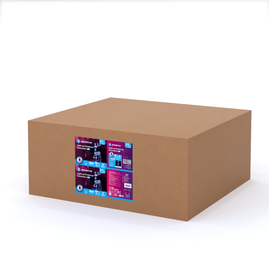 Aigostar - LED udendørs juledekoration LED/3,6W/31/230V 6500K 105 cm IP44 rensdyr