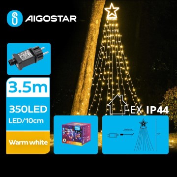Aigostar - LED Udendørs juledekoration LED/6W/230V 3,5m IP44 varm hvid