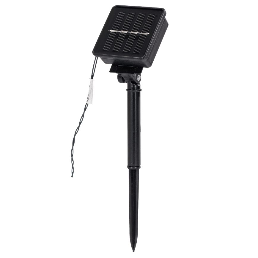 Aigostar - LED solcelledrevet julelyskæde 100 LED/8 funktioner 8x0,4 m IP65 multifarvet 1200 mAh