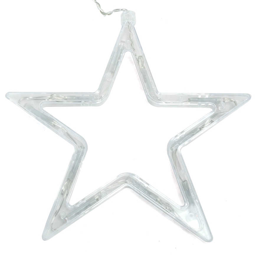 Aigostar - LED udendørs julelyskæde 120xLED/6W/230V/8 funktioner 3x0,6m IP44 kold hvid + fjernbetjening