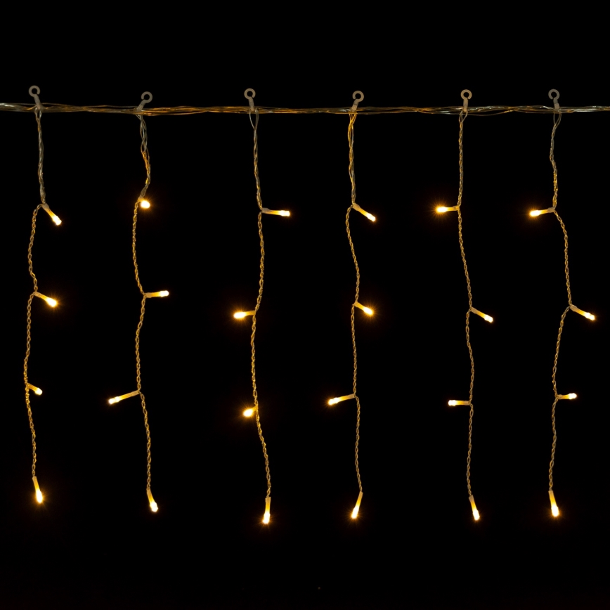 Aigostar - LED udendørs julelyskæde 200xLED/8 funktioner 10x0,4m IP44 varm hvid