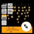 Aigostar - LED udendørs julekæde 200xLED 8x0,6m IP44 varm hvid