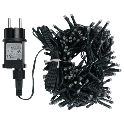 Aigostar - LED Udendørs julelyskæde 200xLED/8 funktioner 13m IP44 kold hvid