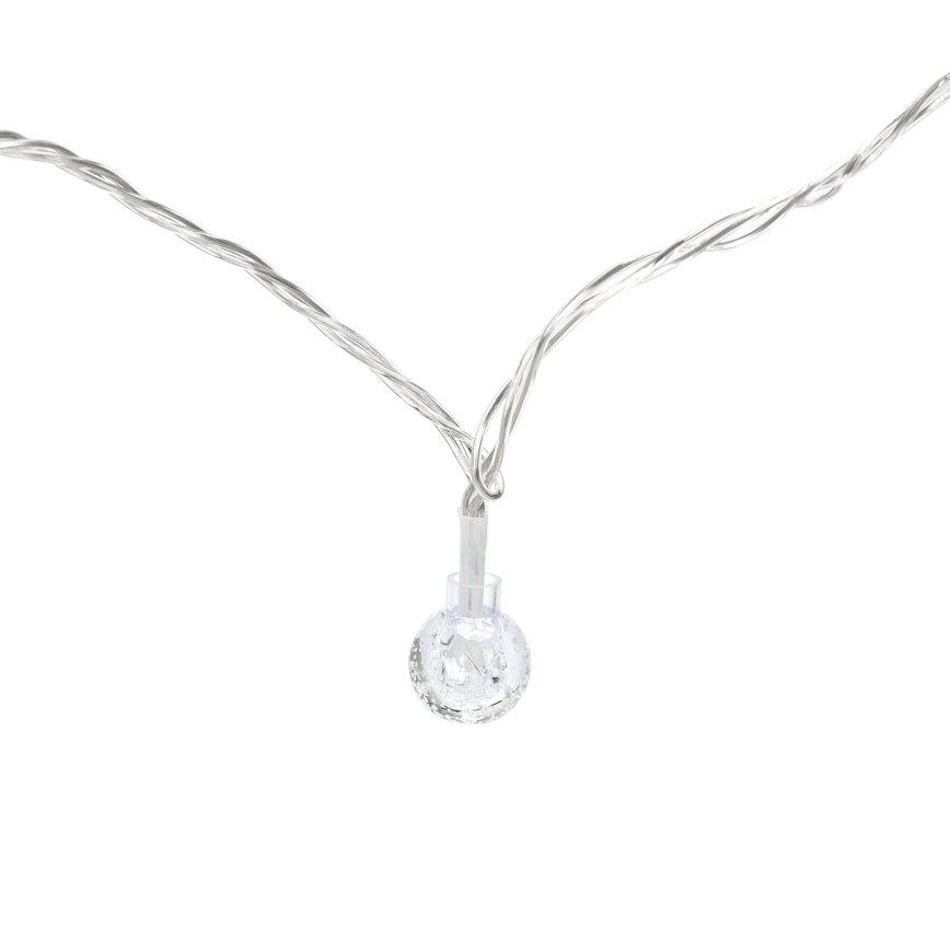 Aigostar - LED udendørs julelyskæde, 100 LED/8 funktioner, 13 m, IP44, varm hvid