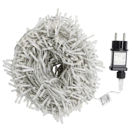 Aigostar - LED udendørs julelyskæde 1000 LED/8 funktioner 53 m IP44 multifarvet