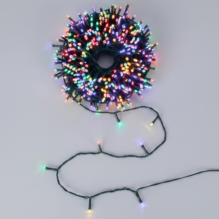 Aigostar - LED udendørs julelyskæde 100xLED/8 funktioner 13m IP44 multifarvet