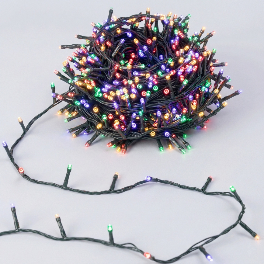 Aigostar - LED udendørs julelyskæde 100xLED/8 funktioner 13m IP44 multifarvet