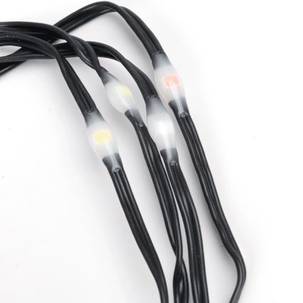 Aigostar - LED udendørs julelyskæde 100xLED/8 funktioner 3xAA 10,3m IP44 multifarvet