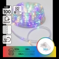 Aigostar - LED udendørs julelyskæde 100xLED/8 funktioner 3xAA 10,3m IP44 multifarvet
