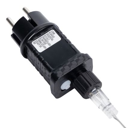 Aigostar - LED udendørs julelyskæde 100xLED/8 funktioner 5,3m IP44 kold hvid